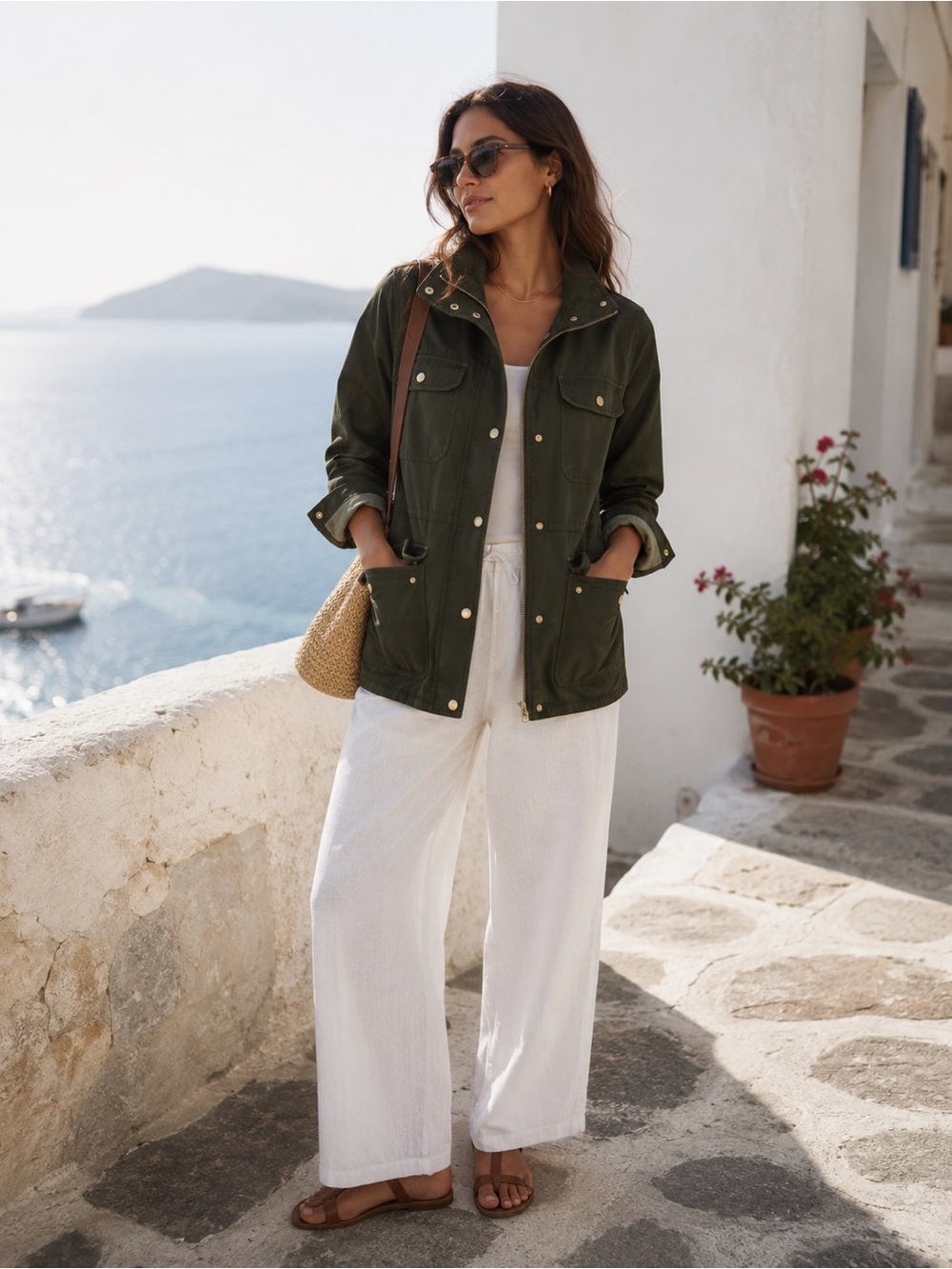 J.Crew Women’s New Downtown Field Jacket Dark Moss Green - Picture 3 of 10